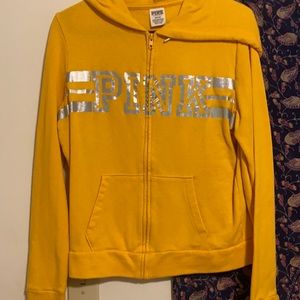 PINK VS yellow jacket! Size medium